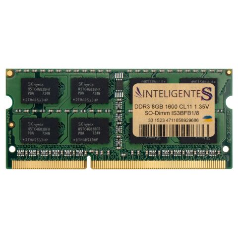 Модуль памяти для ноутбука SoDIMM DDR3L 8GB 1600 MHz INTELIGENTES (IS3BFB1/8) - Модули памяти к ноутбукам  - Модули памяти к ноутбукам 