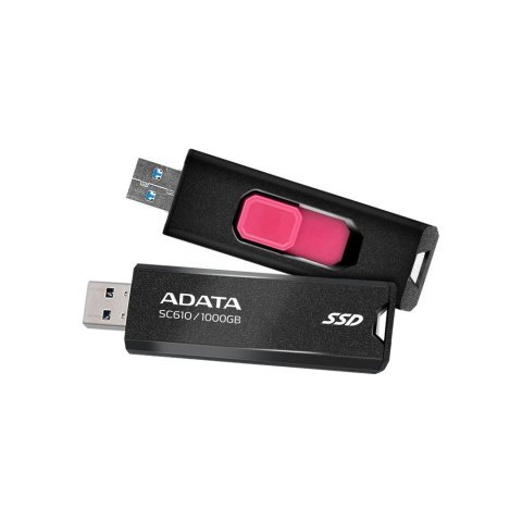 Накопитель SSD USB 3.2 1TB SD610 ADATA (SC610-1000G-CBK/RD) - Нулевой остаток (Feed)  - Нулевой остаток (Feed) 