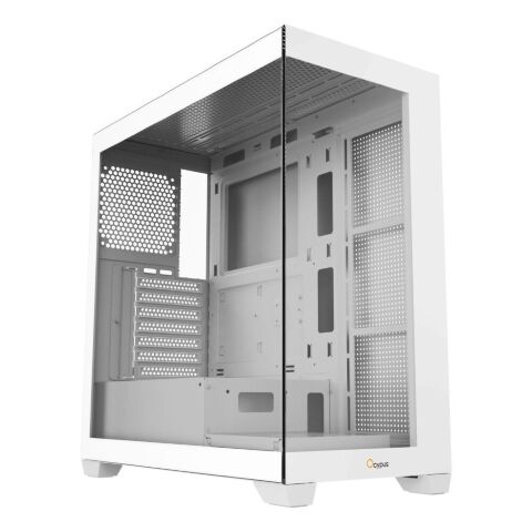 Корпус для ПК OCYPUS GAMMA C72 WH (GAMMA-C72-WHD000XX-GL) - Нулевой остаток (Feed)  - Нулевой остаток (Feed) 