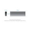 Карман внешний Vention SSD M.2 (NVME) M-key USB Type-C 3.2 10Gbps Heat Sink Aluminum (KPKH0)