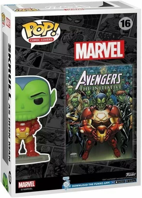 Фигурка Funko Marvel Comic Covers Skrull as Iron Man фанко Скрул (Funko 2023 Limited Edition) 16 -   -  