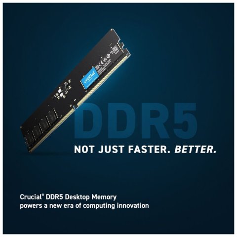 Модуль памяти для компьютера DDR5 32GB 4800 MHz Micron (CT32G48C40U5) - Нулевой остаток (Feed)  - Нулевой остаток (Feed)