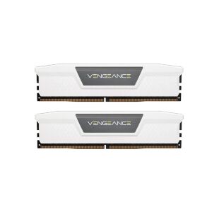 Модуль памяти для компьютера DDR5 32GB (2x16GB) 6400 MHz Vengeance White Corsair (CMK32GX5M2B6400Z36W)