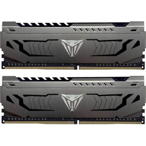 Модуль памяти для компьютера DDR4 16GB (2x8GB) 3200 MHz Viper Steel Patriot (PVS416G320C6K) - Нулевой остаток (Feed) - Нулевой остаток (Feed)