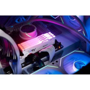 Модуль памяти для компьютера DDR5 32GB 5200 MHz Beast White RGB Kingston Fury (ex.HyperX) (KF552C36BWEA-32)