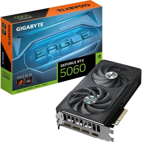 Видеокарта GIGABYTE GeForce RTX5060 8Gb EAGLE OC (GV-N5060EAGLE OC-8GD) - Видеокарты - Видеокарты
