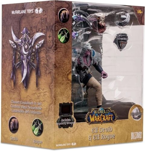 Фігурка McFarlane World of Warcraft Elf Druid Rogue Варкрафт Ельф Друїд Розбійник -   -  