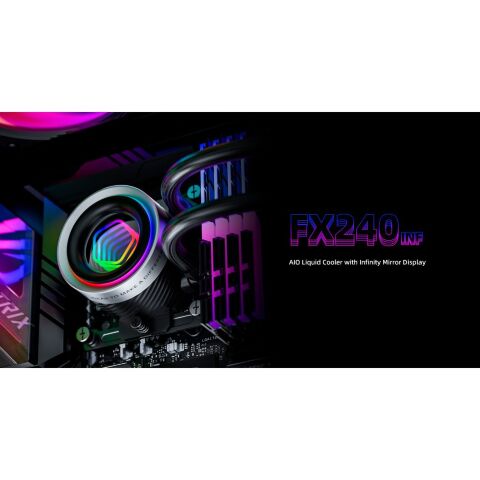 Система жидкостного охлаждения ID-Cooling FX240 INF - Нулевой остаток (Feed) - Нулевой остаток (Feed)