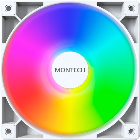 Кулер для корпуса MONTECH GF120 PWM WHITE - Нулевой остаток (Feed) - Нулевой остаток (Feed)