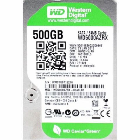 Жесткий диск 3.5" 500Gb WD (WD5000AZRX) - Жесткие диски (HDD) - Жесткие диски (HDD)