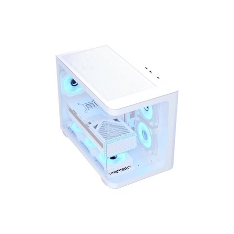 Корпус AeroCool P300C-G-WT-v1 White (ACCS-PN02033.21) - Нулевой остаток (Feed)  - Нулевой остаток (Feed)