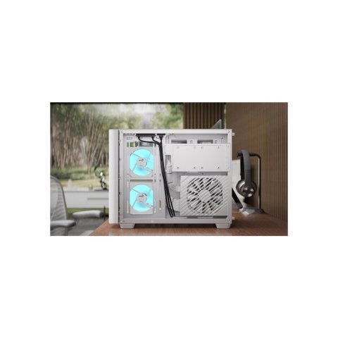 Корпус AeroCool P300C-G-WT-v1 White (ACCS-PN02033.21) - Нулевой остаток (Feed)  - Нулевой остаток (Feed)