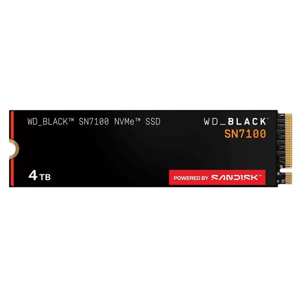 Накопитель SSD M.2 2280 4TB BLACK SN7100 WD (WDS400T4X0E-00CJA0)