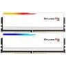 Модуль памяти для компьютера DDR5 32GB (2x16GB) 6000 MHz Ripjaws M5 RGB Matte White G.Skill (F5-6000J3040F16GX2-RM5RW)