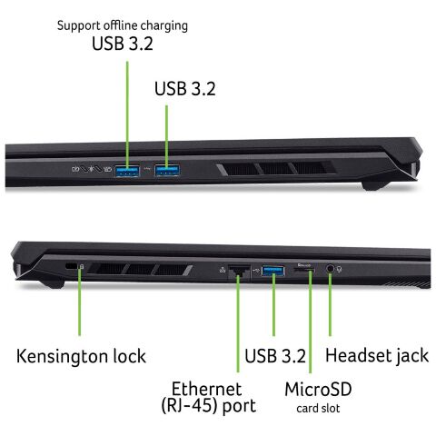 Ноутбук Acer Nitro V 17 AI ANV17-41-R7NT (NH.QYVEU.006) - Ноутбуки  - Ноутбуки 