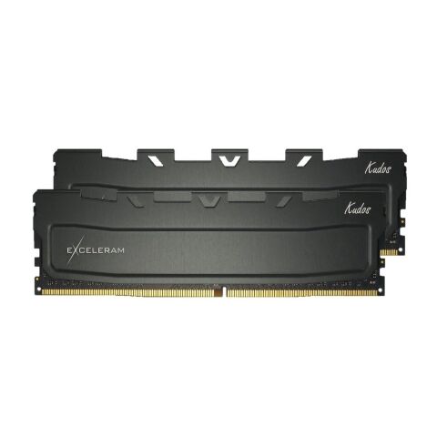 Модуль памяти для компьютера DDR4 64GB (2x32GB) 3200 MHz Black Kudos eXceleram (EKBLACK4643222CD) - Модули памяти для компьютера  - Модули памяти для компьютера 