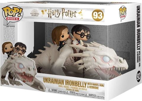 Фігурка Funko Rides: Ukrainian Ironbelly Gringotts Dragon with Harry, Ron, Hermione Фанко Український Залізнобрюх 93 -   -  