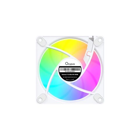 Кулер для корпуса OCYPUS GAMMA F12 ELITE WH ARGB (GAMMA-F12-WH1AM00E-GL) - Нулевой остаток (Feed)  - Нулевой остаток (Feed) 