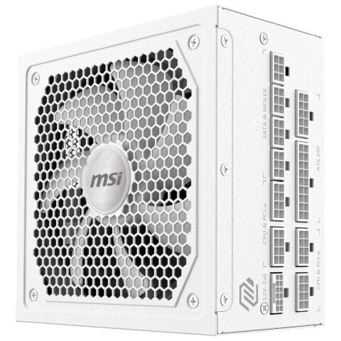 Блок питания MSI 1000W (MAG A1000GL PCIE5 WHITE) - Блоки питания - Блоки питания