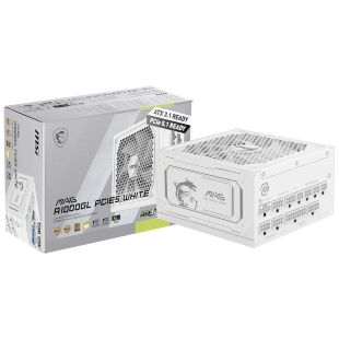 Блок питания MSI 1000W (MAG A1000GL PCIE5 WHITE)