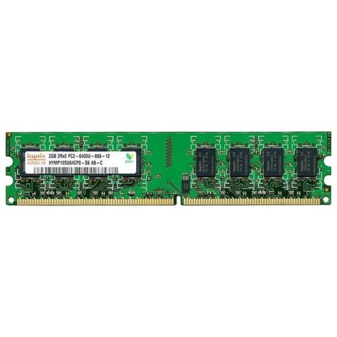Модуль памяти для компьютера DDR2 2GB 800 MHz Hynix (HYMP125U64CP8-S6 / HYMP125U64CP8) - Нулевой остаток (Feed) - Нулевой остаток (Feed)