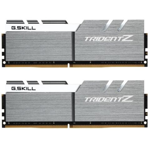 Модуль памяти для компьютера DDR4 16GB (2x8GB) 3200 MHz Trident Z Silver H/ White G.Skill (F4-3200C16D-16GTZSW) - Модули памяти для компьютера - Модули памяти для компьютера