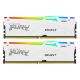 Модуль памяти для компьютера DDR5 64GB (2x32GB) 5600 MHz Beast White RGB Kingston Fury (ex.HyperX) (KF556C36BWEAK2-64) - Модули памяти для компьютера - Модули памяти для компьютера