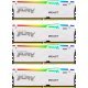 Модуль памяти для компьютера DDR5 128GB (4x32GB) 5600 MHz FURY Beast RGB White Kingston Fury (ex.HyperX) (KF556C40BWAK4-128) - Нулевой остаток (Feed) - Нулевой остаток (Feed)