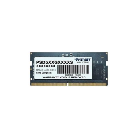 Модуль памяти для ноутбука SoDIMM DDR5 16GB 4800 MHz Patriot (PSD516G480081S) - Нулевой остаток (Feed) - Нулевой остаток (Feed)