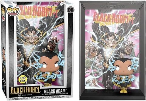 Фигурка Funko Comic Covers: DC Comics - Black Adam (Glow) Фанко Чёрный Адам 08 -   -  
