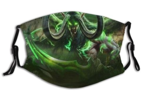 Маска защитная для лица World of Warcraft Illidan + 2 угольных фильтра -   -  