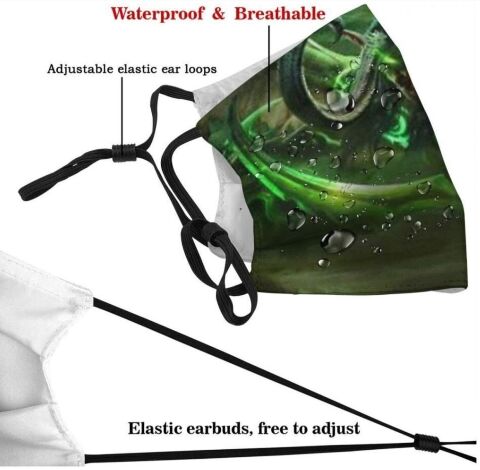 Маска захисна для обличчя World of Warcraft Illidan + 2 вугільні фільтри -   -  