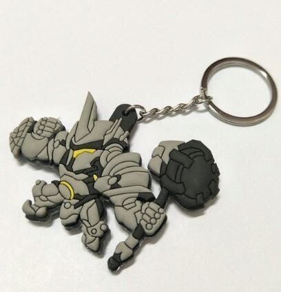 Брелок 3D Овервотч Overwatch Двосторонній об'ємний - REINHARDT -   -  