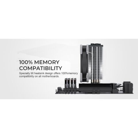 Кулер для процессора ID-Cooling SE-214-XT BASIC - Нулевой остаток (Feed)  - Нулевой остаток (Feed) 