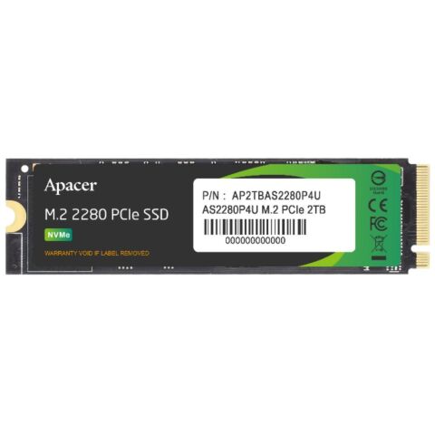 Накопитель SSD M.2 2280 2TB Apacer (AP2TBAS2280P4U-1) - Внутренние SSD - Внутренние SSD