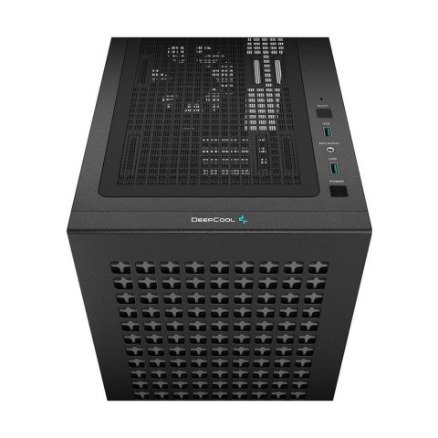 Корпус Deepcool CH370 Black (R-CH370-BKNAM1-G-1) - Нулевой остаток (Feed)  - Нулевой остаток (Feed)