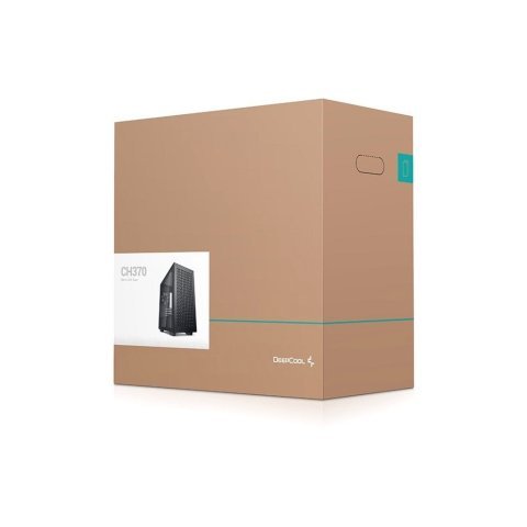 Корпус Deepcool CH370 Black (R-CH370-BKNAM1-G-1) - Нулевой остаток (Feed)  - Нулевой остаток (Feed)