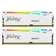 Модуль памяти для компьютера DDR5 64GB (2x32GB) 6000 MHz Beast White RGB XMP Kingston Fury (ex.HyperX) (KF560C30BWAK2-64) - Нулевой остаток (Feed) - Нулевой остаток (Feed)