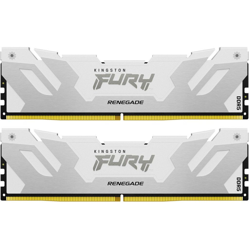 Модуль памяти для компьютера DDR5 64GB (2x32GB) 6400 MHz Renegade White XMP Kingston Fury (ex.HyperX) (KF564C32RWK2-64)