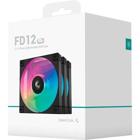 Кулер для корпуса Deepcool FD12 ARGB-3 IN 1 (R-FD12-BKAPN3-G) - Нулевой остаток (Feed) - Нулевой остаток (Feed)