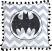 Подушка DC COMICS Batman Logo Black Pom Pom Pillow 40 см. - -