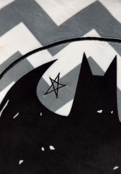 Подушка DC COMICS Batman Logo Black Pom Pom Pillow 40 см. - -