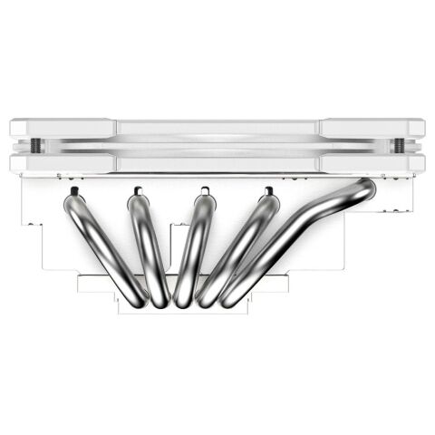 Кулер для процессора ID-Cooling IS-55 ARGB White - Кулеры к процессорам  - Кулеры к процессорам 