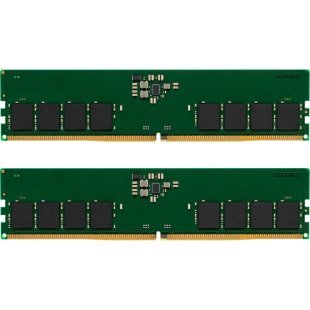 Модуль памяти для компьютера DDR5 16GB (2x8GB) 5600 MHz Kingston (KVR56U46BS6K2-16)