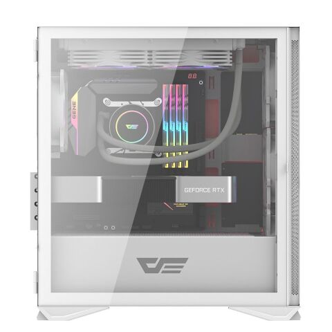 Корпус для ПК DARKFLASH DLM200 WHITE - Нулевой остаток (Feed)  - Нулевой остаток (Feed) 