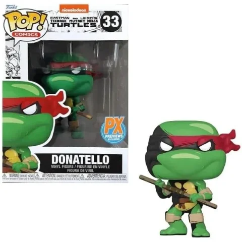 Фігурка Funko TMNT Teenage Mutant Ninja Turtles: Donatello фанко Черепашки ніндзя Донателло (PX Exclusive) 33 - Черепашки ниндзя  - Черепашки ниндзя 