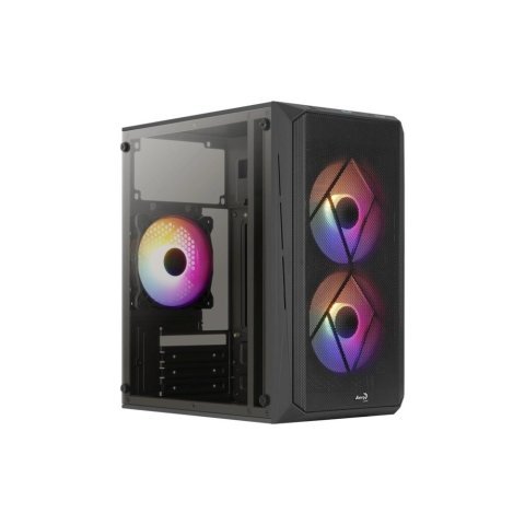 Корпус AeroCool CS-107-A-BK-v2 Black 600W (ACCX-PC14002.11) - Нулевой остаток (Feed)  - Нулевой остаток (Feed)