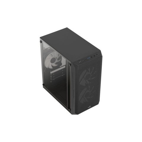 Корпус AeroCool CS-107-A-BK-v2 Black 600W (ACCX-PC14002.11) - Нулевой остаток (Feed)  - Нулевой остаток (Feed)