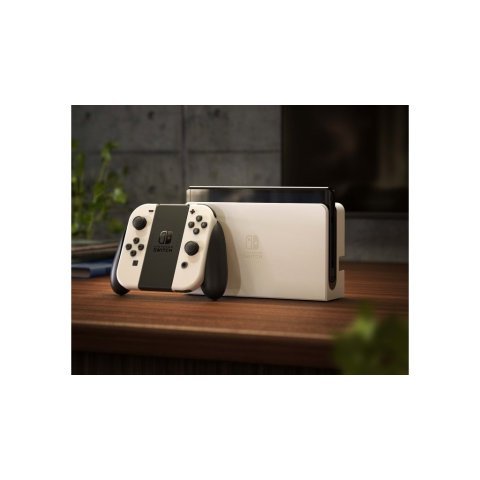 Игровая консоль Nintendo Switch OLED (белая) (45496883386) - Игровые приставки  - Игровые приставки