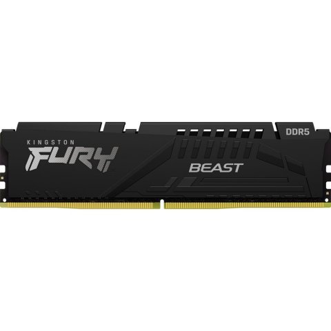 Модуль памяти для компьютера DDR5 16GB 6800 MHz Beast Black Kingston Fury (ex.HyperX) (KF568C34BB-16) - Нулевой остаток (Feed)  - Нулевой остаток (Feed) 